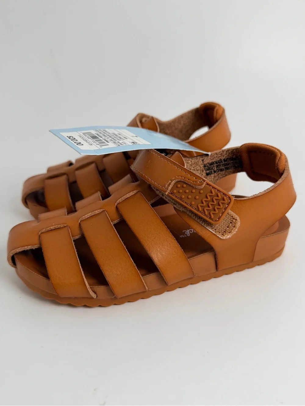 Cat & Jack Tan Fisherman-Style Kids Sandals